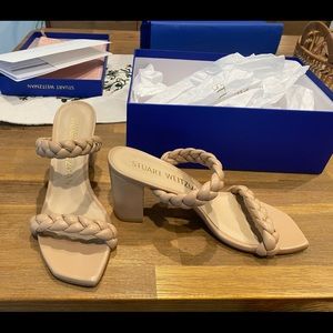 Stuart Weitzman  Braid Aaleena 75 Bloc NWT